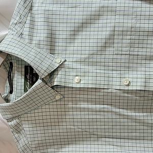 Eddie Bauer Seattle USA men's shirt tall XL wrinkle resistant relaxed fit